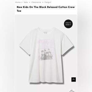 NWT New Kids on the Block Torrid tshirt size 00